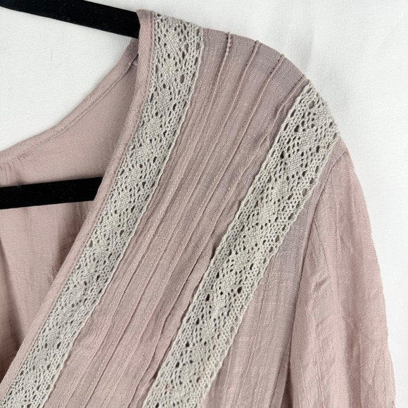 Baltic Born Amelia Boho Mini Dress Dusty Lavender Size Large NWT Fairy - Picture 5 of 15